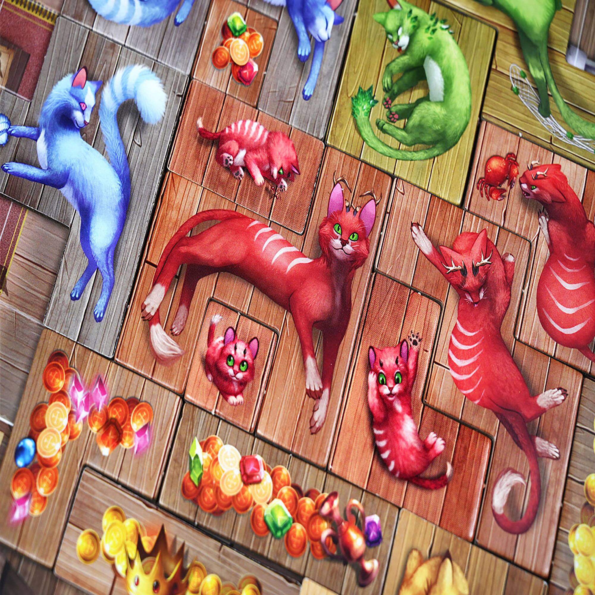 The Isle of Cats: Kittens + Beasts Expansion Board Game